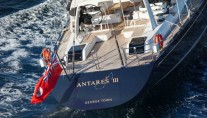 Sailing yacht Antares III - Aft View